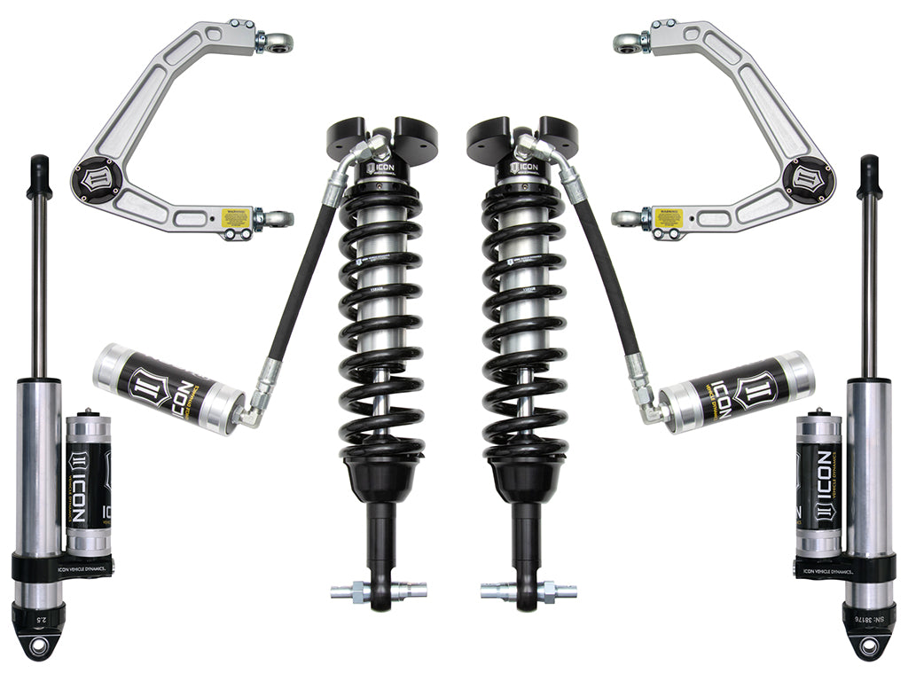 2019-2023 GM 1500 1.5-3.5 Inch Lift Stage 3 Suspension System Billet UCA Icon Vehicle Dynamics