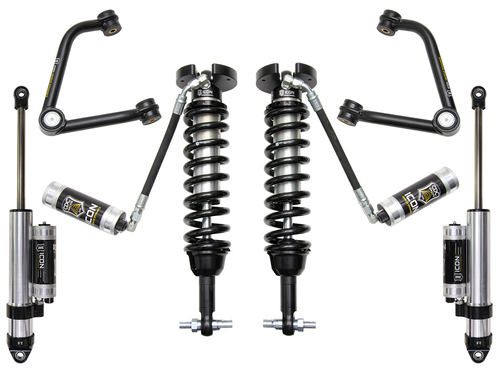 2019-2023 GM 1500 1.5-3.5 Inch Lift Stage 4 Suspension System Tubular UCA Icon Vehicle Dynamics