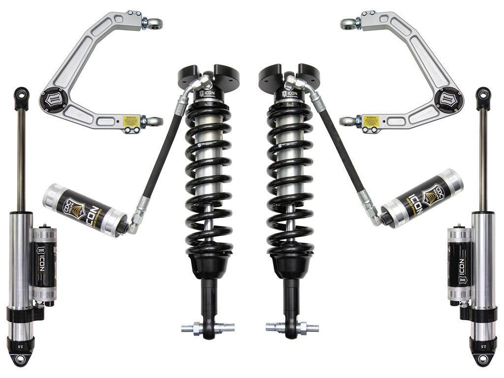 2019-2023 GM 1500 1.5-3.5 Inch Lift Stage 4 Suspension System Billet UCA Icon Vehicle Dynamics