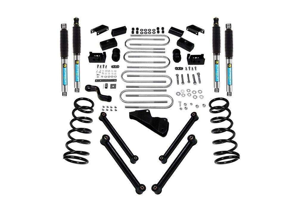 4 Inch Lift Kit 2003-2008 Dodge Ram 2500 and 3500 4WD Diesel Engine with Bilstein Shocks Superlift