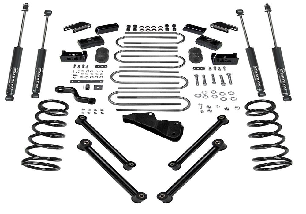 4 Inch Lift Kit 2003-2008 Dodge Ram 2500 and 3500 4WD Diesel Engine with Superlift Shocks Superlift