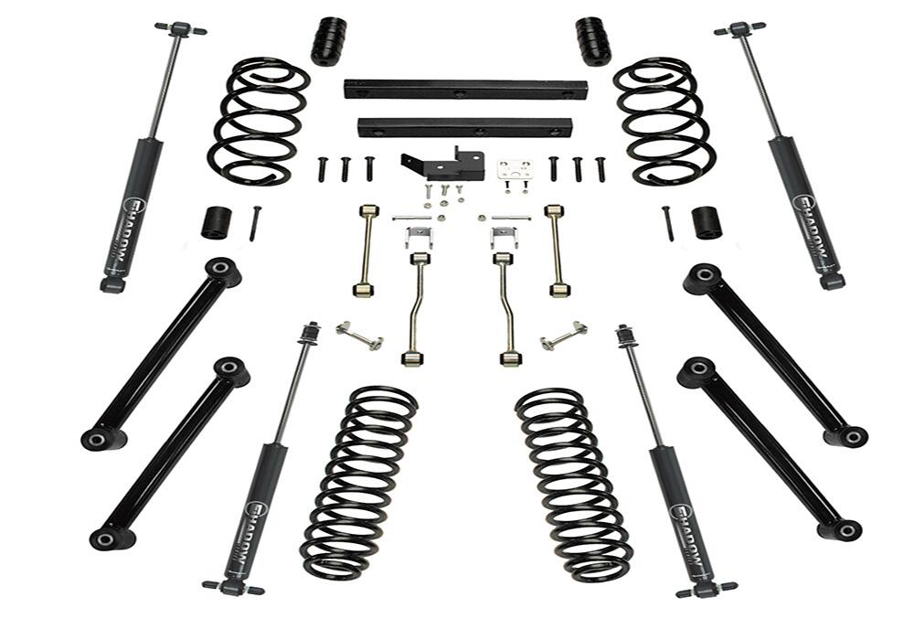 4 Inch Lift Kit 2003-2006 Jeep Wrangler TJ with Superlift Shocks Superlift