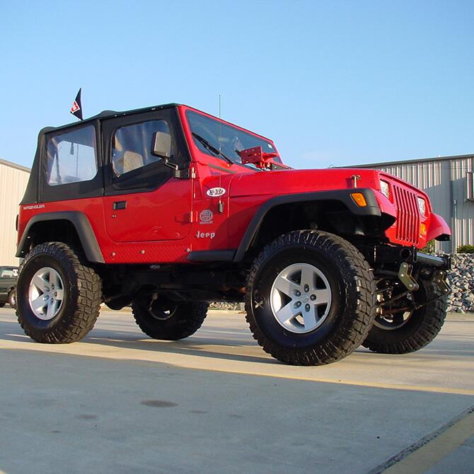 3.5 Inch Lift Kit 1987-1995 Jeep Wrangler Yj with Superlift Shocks Superlift