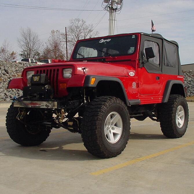 3.5 Inch Lift Kit 1987-1995 Jeep Wrangler Yj with Superlift Shocks Superlift