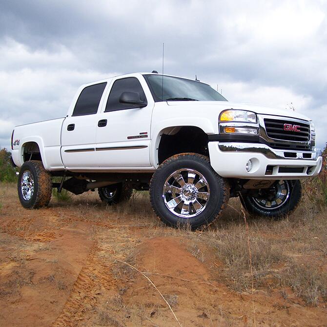 6 Inch Lift Kit 2001-2010 Chevy Silverado and GMC Sierra 2500HD or 3500HD 4WD Knuckle Kit with Bilstein Shocks Superlift