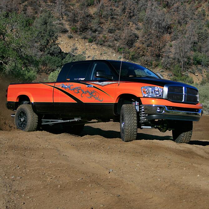 6 Inch Lift Kit 2007-2008 Dodge Ram 2500 and 3500 4WD 6.7L Cummins Diesel Engine with Bilstein Shocks Superlift