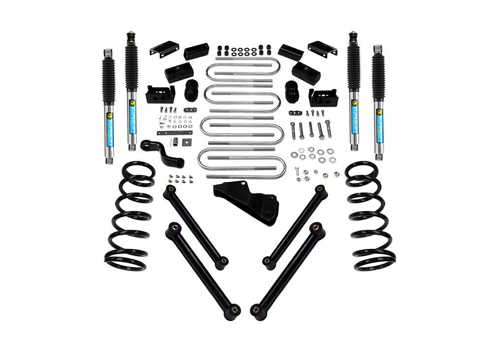 6 Inch Lift Kit 2007-2008 Dodge Ram 2500 and 3500 4WD 6.7L Cummins Diesel Engine with Bilstein Shocks Superlift