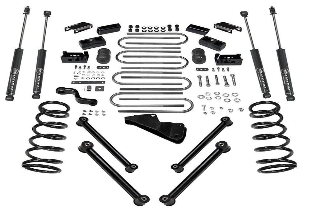 6 Inch Lift Kit 2007-2008 Dodge Ram 2500 and 3500 4WD 6.7L Cummins Diesel Engine with Superlift Shocks Superlift