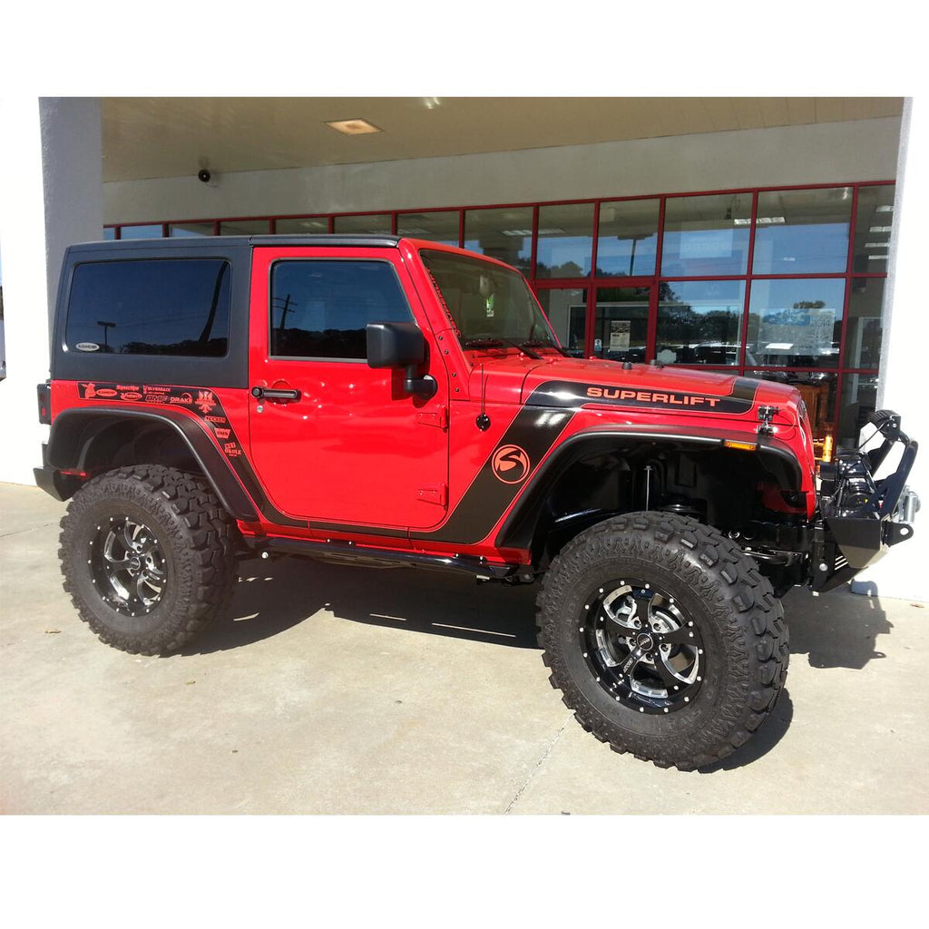 4 Inch Lift Kit 2007-2018 Jeep Wrangler JK 2 Door Standard Kit with Superlift Shocks Superlift