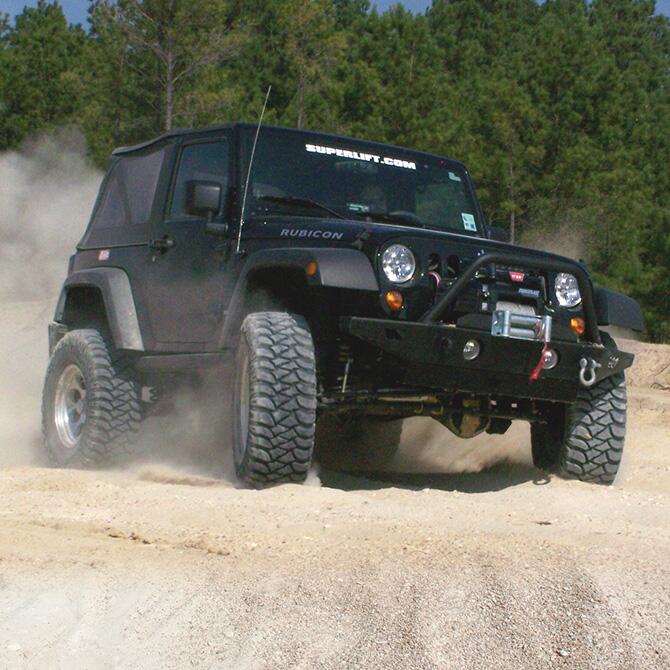 4 Inch Lift Kit 2007-2018 Jeep Wrangler JK 2 Door with Bilstein Shocks Superlift