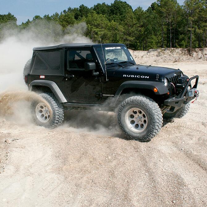 4 Inch Lift Kit 2007-2018 Jeep Wrangler JK 2 Door with Bilstein Shocks Superlift