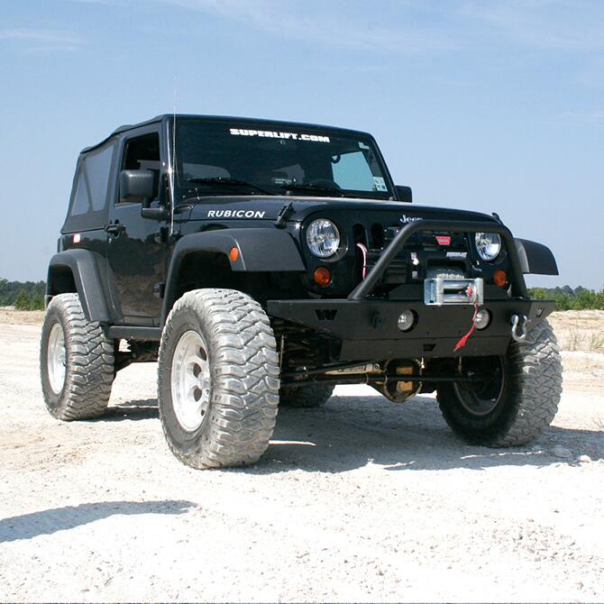 4 Inch Lift Kit 2007-2018 Jeep Wrangler JK 2 Door with Bilstein Shocks Superlift