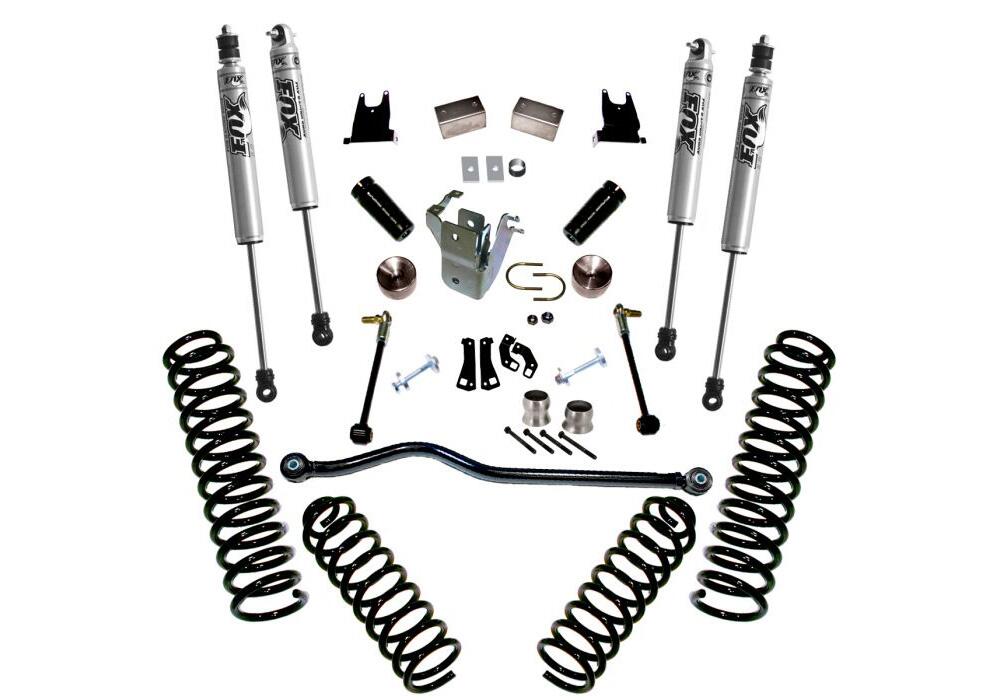 4 Inch Lift Kit 2007-2018 Jeep Wrangler JK 2 Door with Fox Shocks Superlift