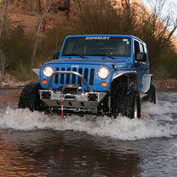 4 Inch Lift Kit 2007-2018 Jeep Wrangler JK Unlimited with Bilstein Shocks Superlift