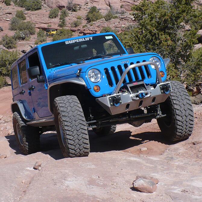 4 Inch Lift Kit 2007-2018 Jeep Wrangler JK Unlimited with Bilstein Shocks Superlift