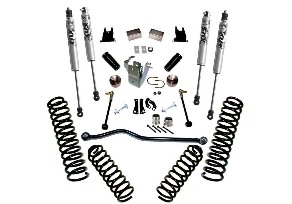 4 Inch Lift Kit 2007-2017 Jeep Wrangler JK Unlimited with Fox Shocks Superlift