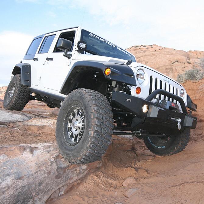 4 Inch Lift Kit 2007-2017 Jeep Wrangler JK Unlimited with Fox Shocks Superlift