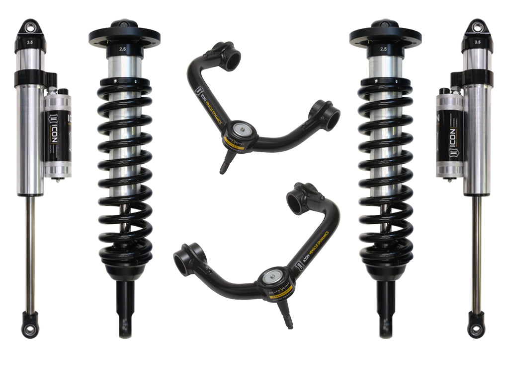 04-08 Ford F150 2WD 0-2.63 Inch Stage 4 Suspension System W Tubular UCA Icon Vehicle Dynamics