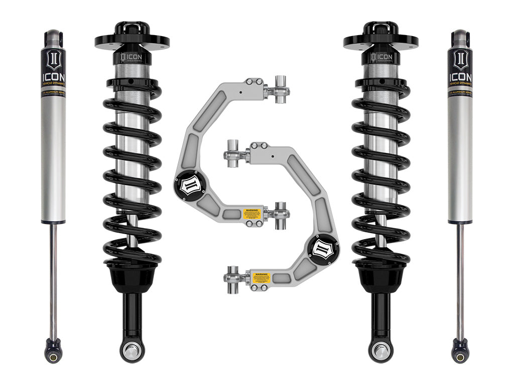 2021-2024 Ford F-150 4WD 2.75-3.5 Inch Lift Stage 1 Suspension System Billet Icon Vehicle Dynamics