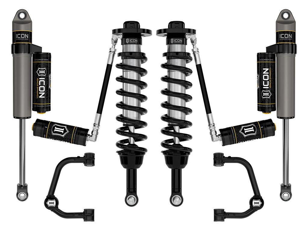 2021-2024 Ford F-150 4WD 2.75-3.5 Inch Lift Stage 3 Suspension System Tubular Icon Vehicle Dynamics