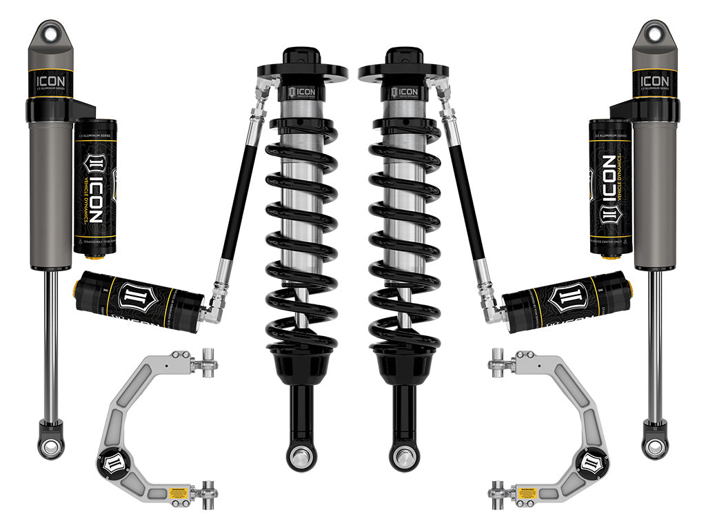 2021-2024 Ford F-150 4WD 2.75-3.5 Inch Lift Stage 3 Suspension System Billet Icon Vehicle Dynamics