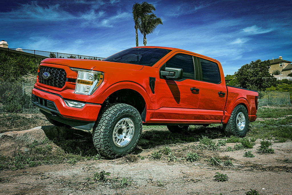 2021-2024 Ford F-150 4WD 2.75-3.5 Inch Lift Stage 4 Suspension System Tubular CDCV Icon Vehicle Dynamics