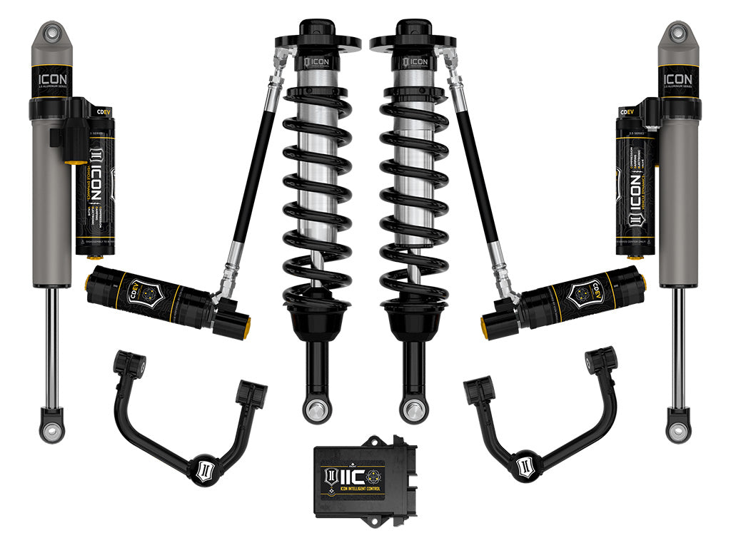 2021-2024 Ford F-150 4WD 2.75-3.5 Inch Lift Stage 5 Suspension System Tubular Icon Vehicle Dynamics