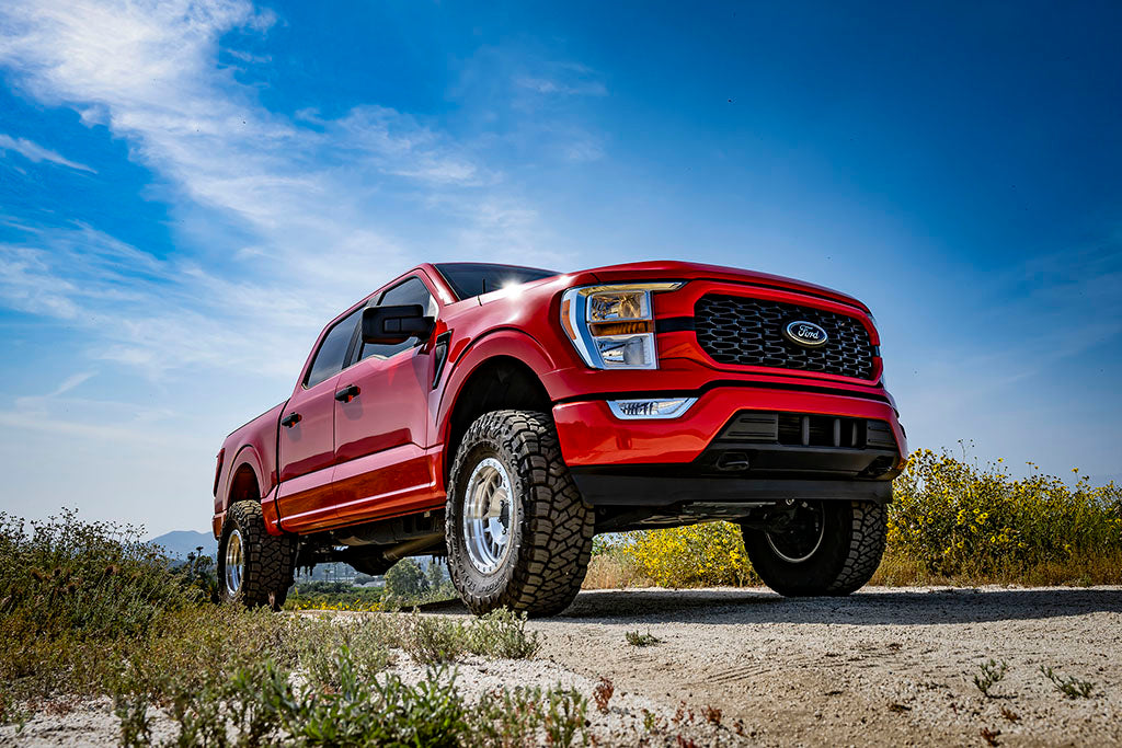 2021-2024 Ford F-150 4WD 3.5-4.5 Inch Lift Stage 4 Suspension System Tubular CDXS Icon Vehicle Dynamics