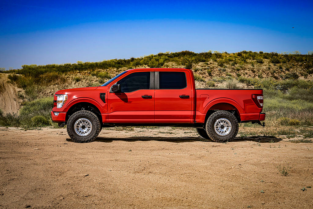 2021-2024 Ford F-150 4WD 3.5-4.5 Inch Lift Stage 5 Suspension System Billet W/ Leaf Packs Icon Vehicle Dynamics