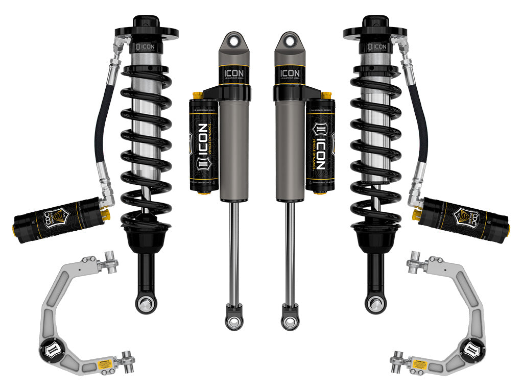 2021-2024 Ford F-150 Tremor 2.5-3 Inch Lift Stage 4 Suspension System Billet CDCV Icon Vehicle Dynamics