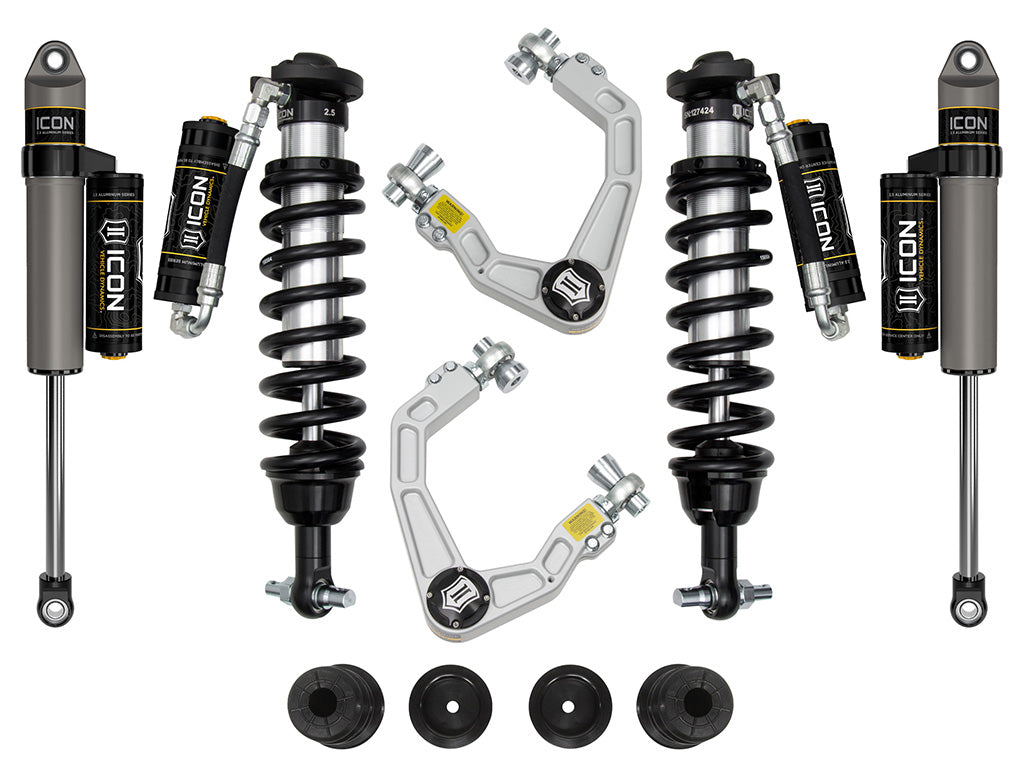 19-21 Ford Ranger 0-3.5 Inch Lift Stage 4 Susp System Billet UCA Al Knuckle Icon Vehicle Dynamics