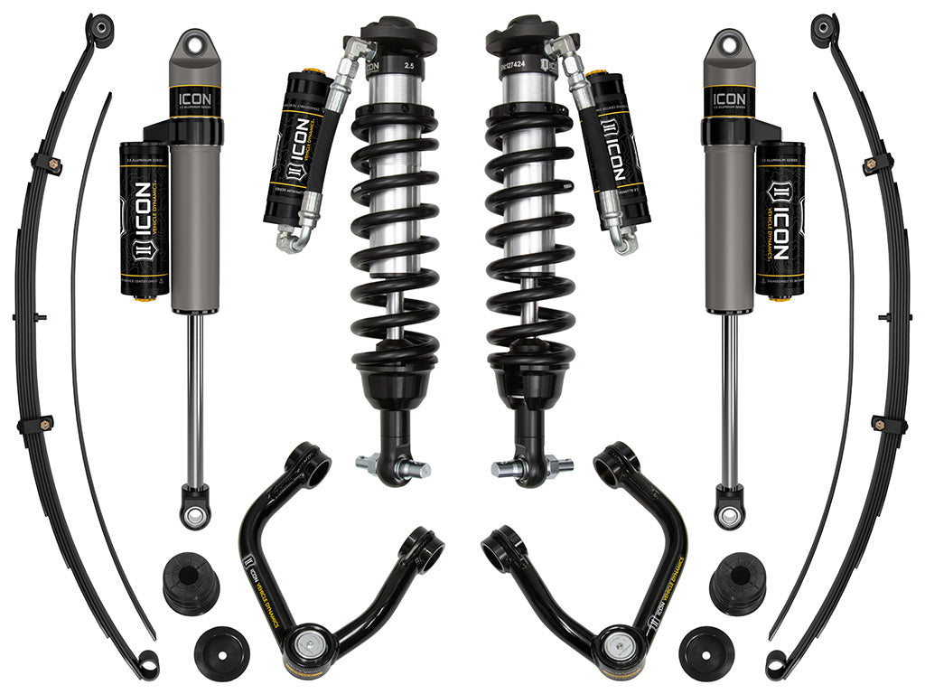 19-21 Ford Ranger 0-3.5 Inch Lift Stage 7 Susp System Tubular UCA Al Knuckle Icon Vehicle Dynamics