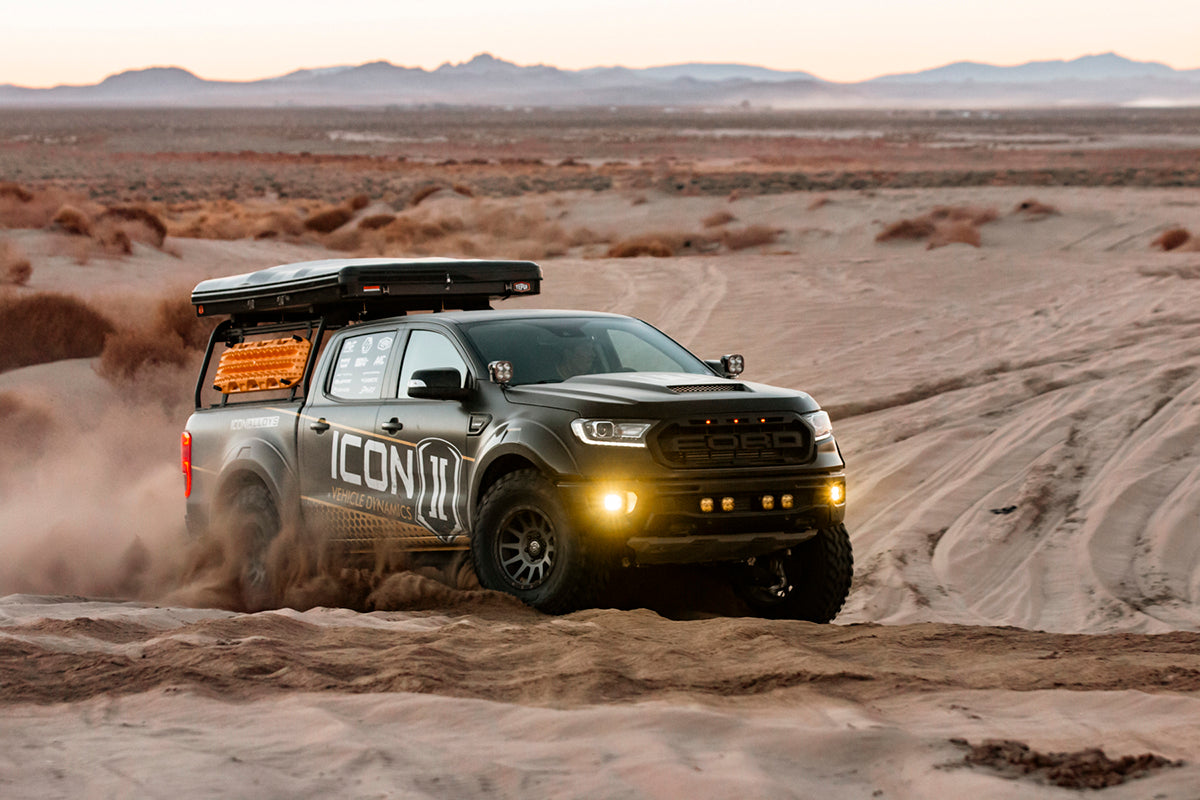 19-21 Ford Ranger 0-3.5 Inch Lift Stage 7 Susp System Tubular UCA Al Knuckle Icon Vehicle Dynamics