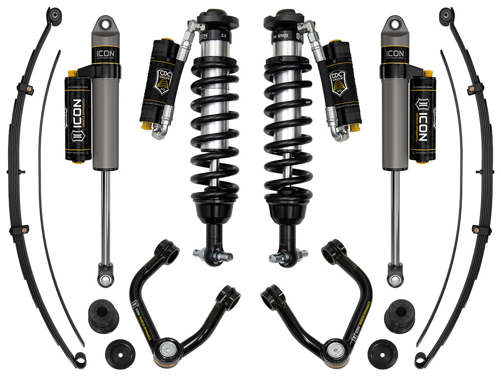 19-21 Ford Ranger 0-3.5 Inch Lift Stage 8 Susp System Tubular UCA Al Knuckle Icon Vehicle Dynamics