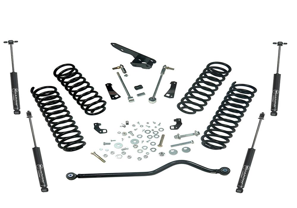4 Inch Lift Kit 2007-2018 Jeep Wrangler JK Unlimited Standard Kit with Superlift Shocks Superlift