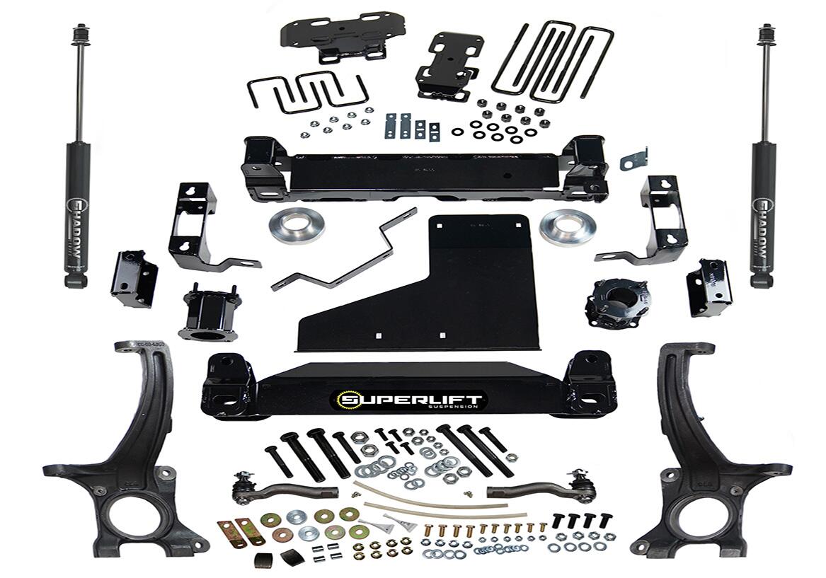 4.5 Inch Lift Kit 2007-2021 Tundra (will not work on Trd Pro/Rock Warrior/Xsp-X Models) with Superlift Rear Shocks Superlift