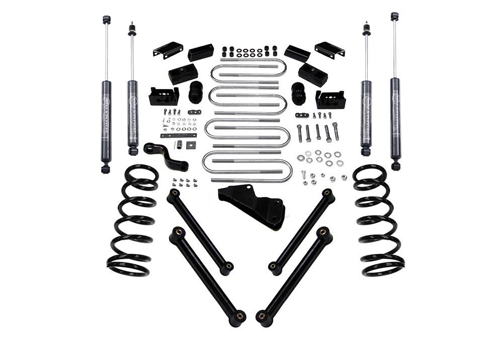 4 Inch Lift Kit 2010-2013 Dodge Ram 2500 and 2010-2012 3500 4WD Diesel Engine with Bilstein Shocks Superlift