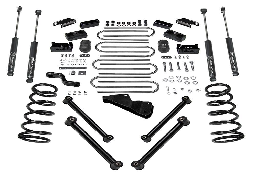 4 Inch Lift Kit 2010-2013 Dodge Ram 2500 and 2010-2012 3500 4WD Diesel Engine with Superlift Shocks Superlift