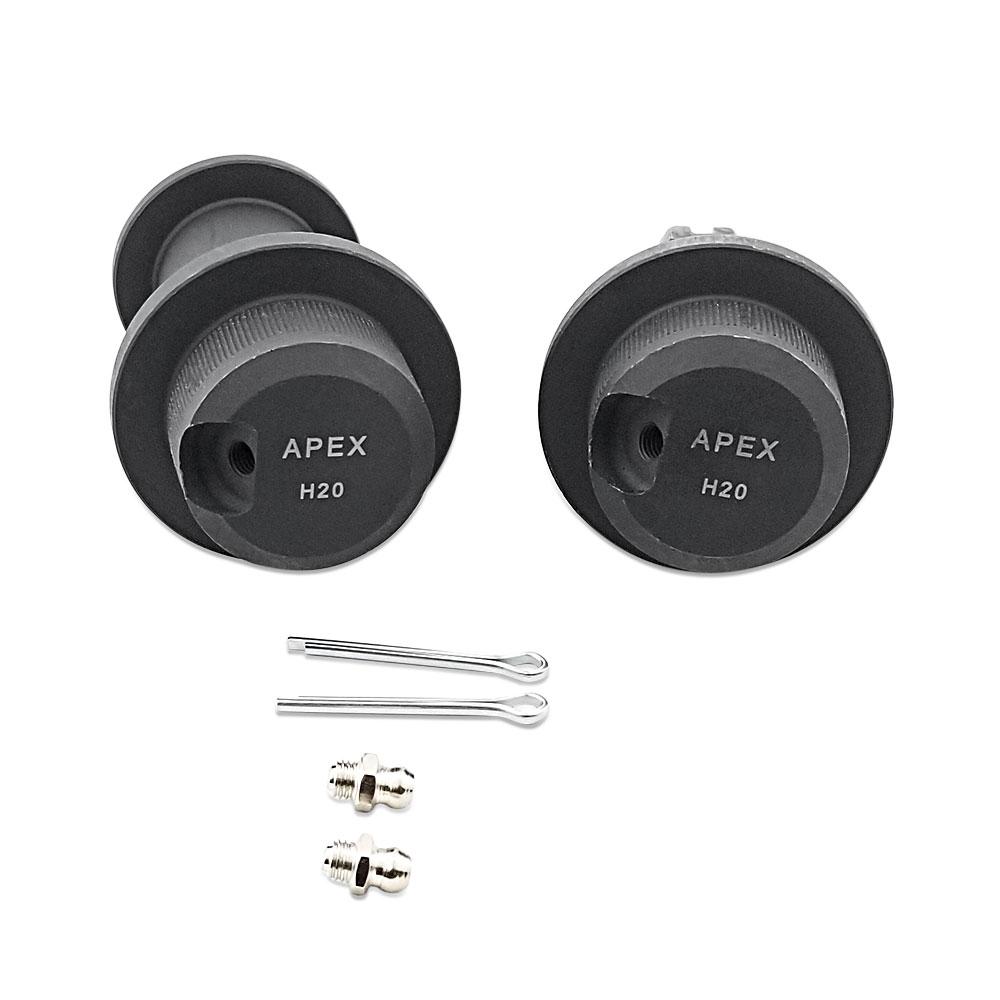 Apex Chassis Heavy Duty Ball Joint Kit Fits: 19-26 Jeep Gladiator JT 18-26 Jeep Wrangler JL/JLU Rubicon Mohave Sahara Sport Includes 1 Upper & 1 Lower