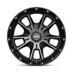 KM100 17X9 6X4.5/5.5 S-BLK GTCC 18MM
