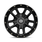 KM100 17X9 6X4.5/5.5 S-BLK 18MM