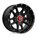 KM100 17X9 5X5.0/5.5 S-BLK -12MM