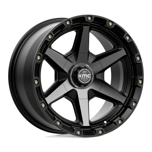 KM101 17X9 5X5.0/5.5 S-BLK GTCC 18MM