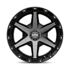 KM101 17X9 6X4.5/5.5 S-BLK GTCC 18MM