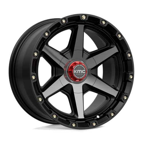 KM101 17X9 5X5.0/5.5 S-BLK GTCC -12MM