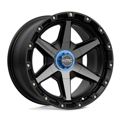 KM101 17X9 5X5.0/5.5 S-BLK GTCC -12MM
