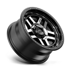 KM540 18X8.5 6X5.5 S-BLK MACH 00MM