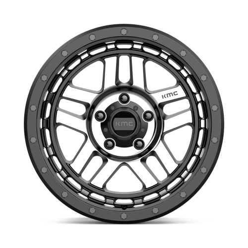 KM540 18X8.5 5X5.0 S-BLK MACH 18MM