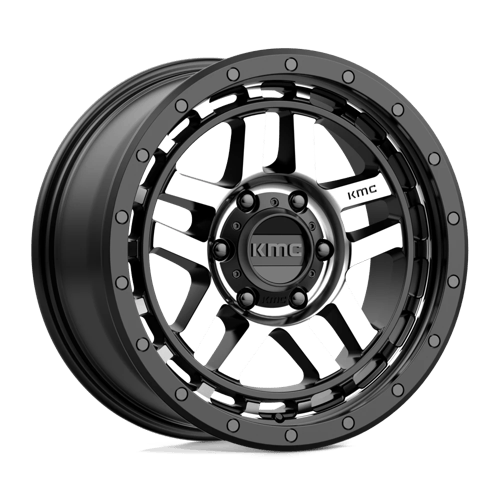 KM540 18X8.5 6X135 S-BLK MACH 18MM