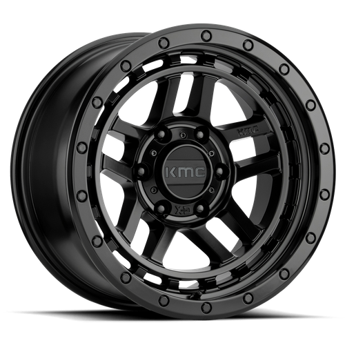 KM540 17X9 5X5.0 S-BLK -12MM